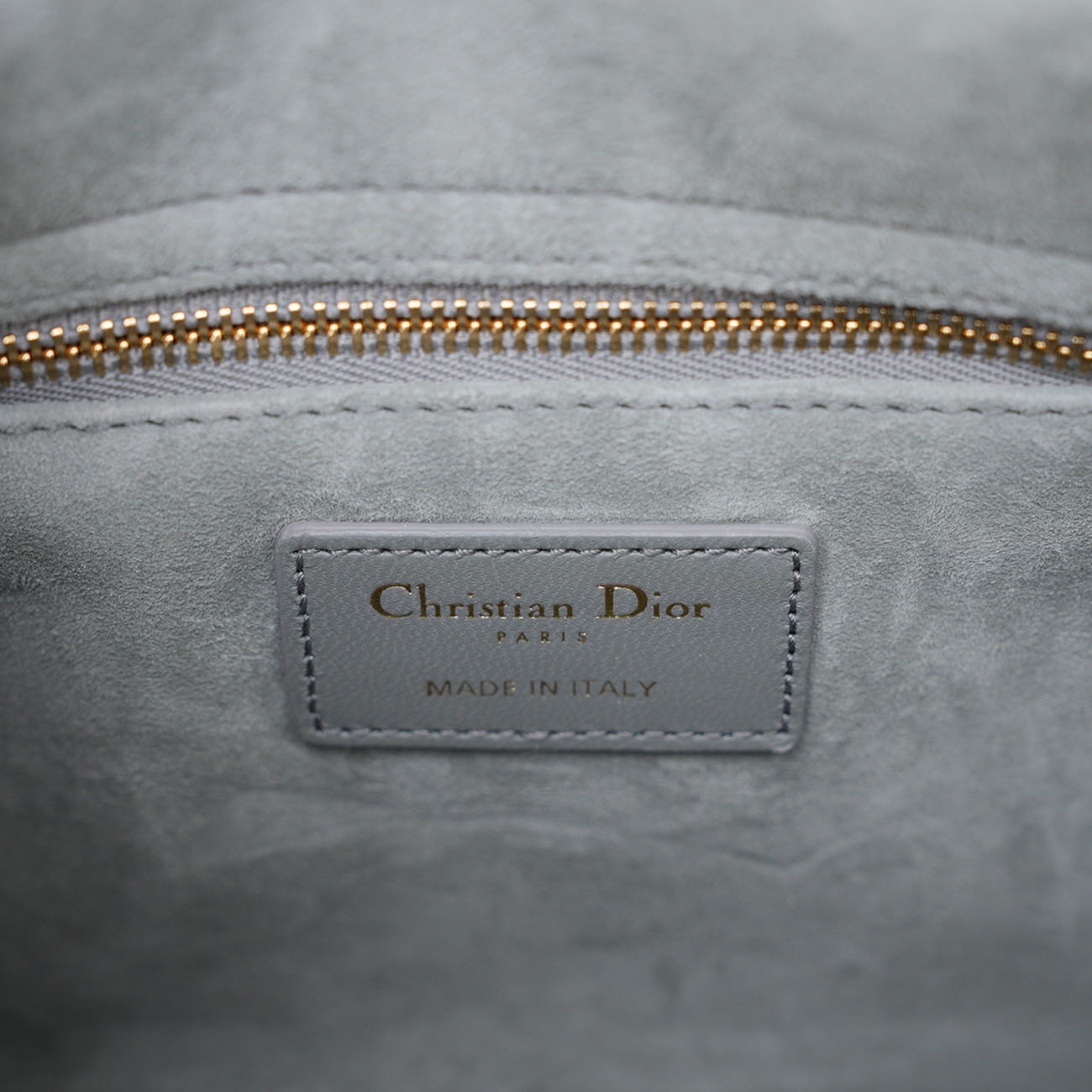 CHRISTIAN DIOR(USED)디올 레이디디올 스몰 스톤그레이